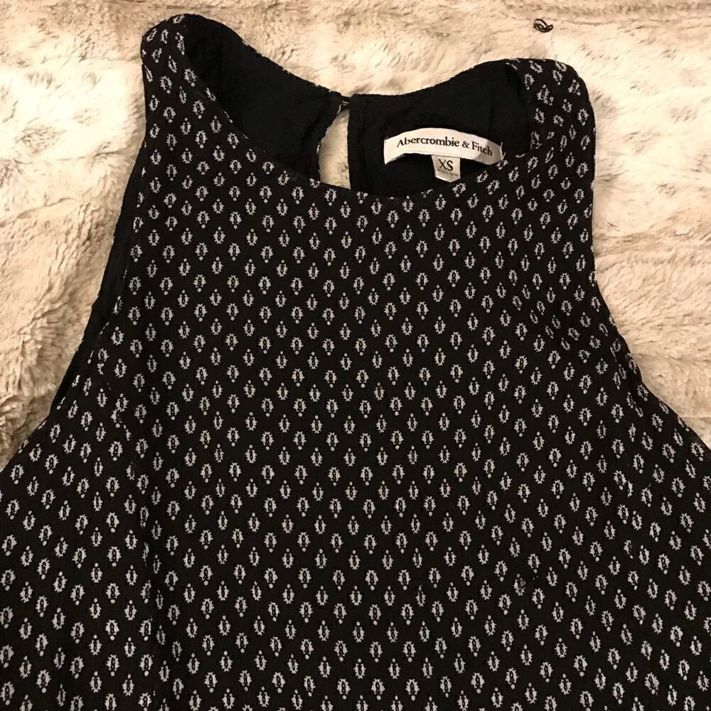: : ABERCROMBIE 90s / Mod Inspired Baby Doll Swing Style Sleeveless Dress : : - Picture 8 of 10